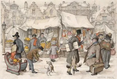פאזל של Anton Pieck famous Dutch Drawer