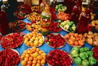 Peppers for sale at the Ipanema Market  Brasil jigsaw puzzle