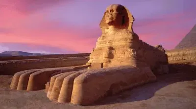 Sphinx near Cairo  Egypt