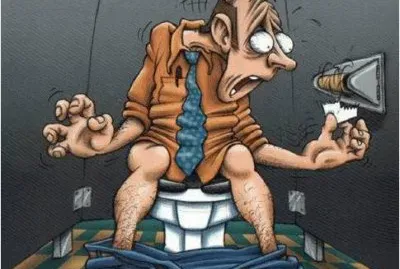 Shit, no more toiletpaper