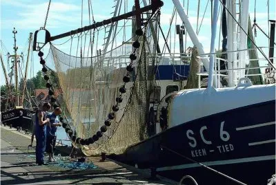 פאזל של Fishing boat in the harbour