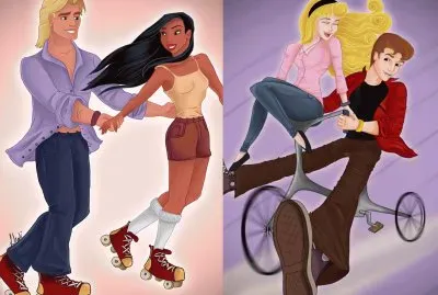 Pocahontas + John   Aurora + Philip
