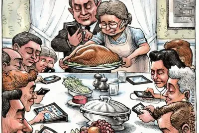 Modern Thanksgiving Gathering