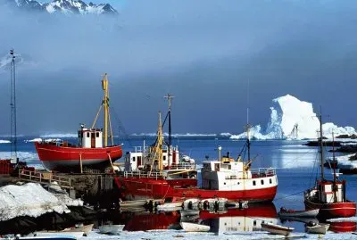 Ammasalik during winter  Greenland