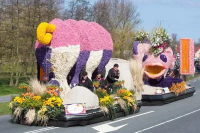 Flower parade  Bollenstreek  the Netherlands