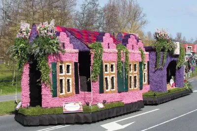 Flower parade  Bollenstreek  the Netherlands
