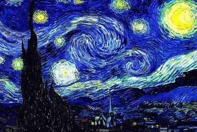 פאזל של noche estrellada- van gogh