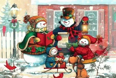 Snowman singers
