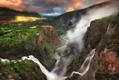 פאזל של Voringfoss Fall  Norway