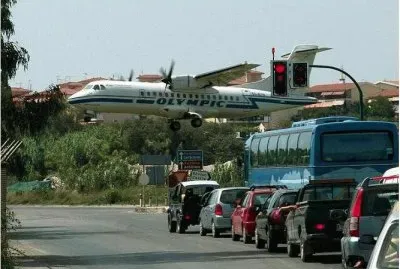Traffic light in Greece