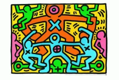 Painting from Keith Haring