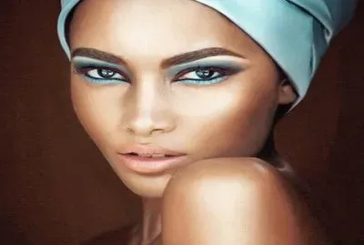 mujer con turbante