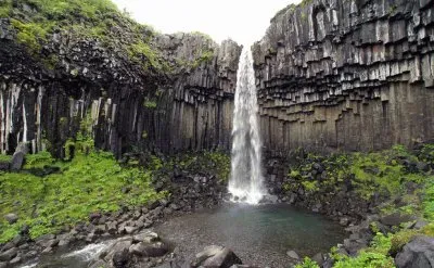 Cachoeira Svart - Islandia jigsaw puzzle