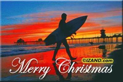 â™¥Merry Christmas from Huntington Beachâ™¥ jigsaw puzzle