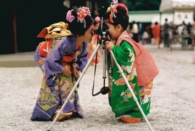 Young Japanese Girls with a Camera jigsaw puzzle