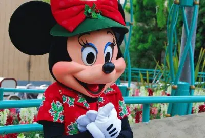 Minnie at Christmas, Disneyland