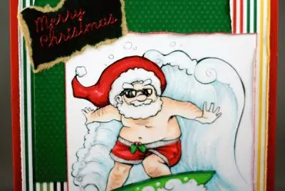 Merry Christmas from Surfing Santa