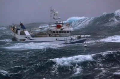 Storm from last week on the Northsee