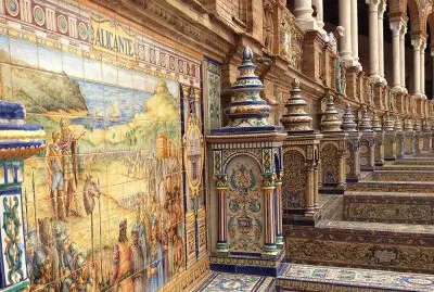 Beautiful Mosaic  Sevilla  Spain