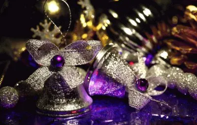 Purple Bells to Ring in the New Year jigsaw puzzle