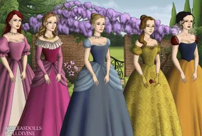 Ariel Aurora Cinderella Belle SnowWhite