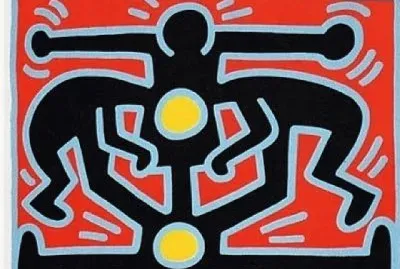 Painting Keith Haring