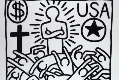 Painting Keith Haring  Bjorn von below