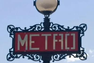 Metro sign  Paris