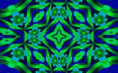 Blue Green Quilt