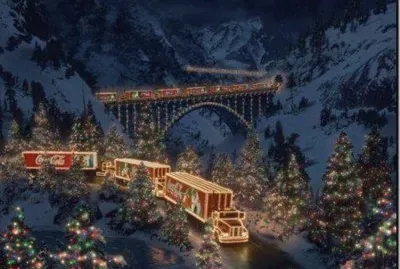 Coke Christmas convoy jigsaw puzzle