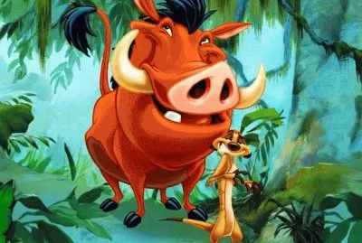 פאזל של timÃ£o e pumba
