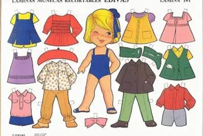 muÃ±ecas de papel jigsaw puzzle