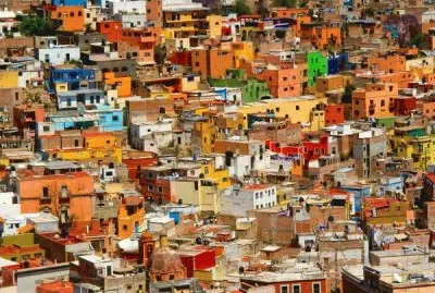 Colonial village Guanajuato  Mexico