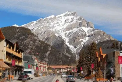 Street in Banff  Canada