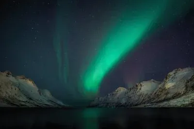 Spitsbergen   Aurora Borealis
