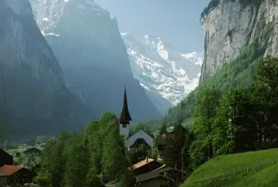 Small Village in the Mountains