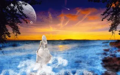 Woman in the Sea