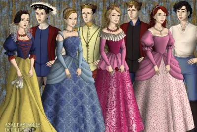 SnowWhite Cinderella Aurora Ariel and princes