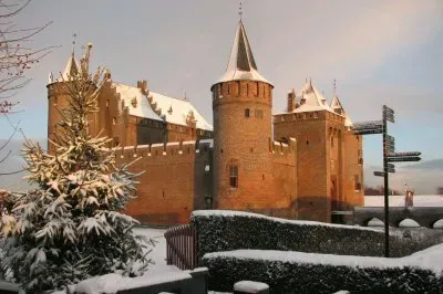 Muiderslot in wintertime   Muiden  the Netherlands