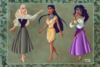 Aurora Pocahontas Esmeralda