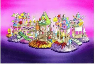 2014 Tournament of Roses Parade Lion 's Club Float: jigsaw puzzle