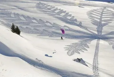 Snow art