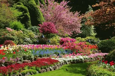 Butcharts Gardens Victoria Island Canada