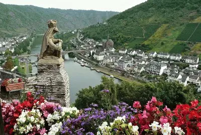 Mosel view  Rheinland Pfalz  Germany