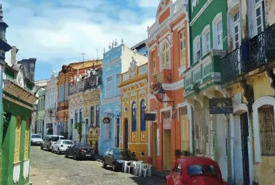 Colorfull street in Brasil