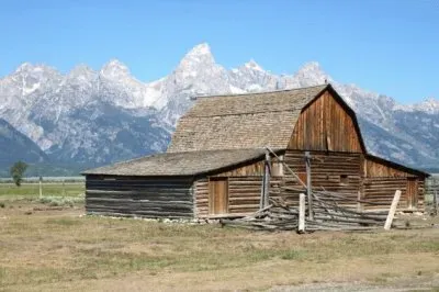 Old Barn in Wyoming  USA