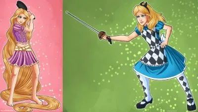 פאזל של Rapunzel Alice