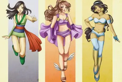 פאזל של Mulan Megara Jasmine