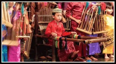Angklung School Pak Udjo  Bandung  Indonesia
