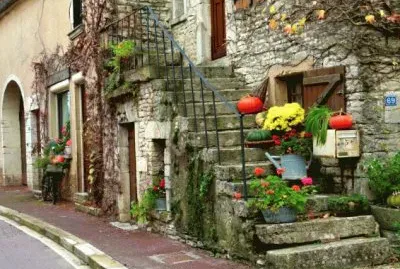 Streetview in Burgundy  France